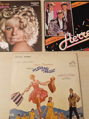 Σετ 3 δίσκοι βινυλίου μεταχειρισμένοι, The Sound of Music, Herrey's, Sounds Like Kaempfert