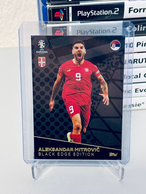 Aleksandar Mitrovic Black Edge Edition Euro 2024 Topps Match Attax like new