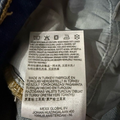 Mexx cigarette jeans like new, size 27/36 blue
