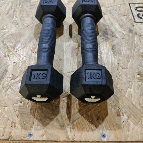 Dumbbells with rack, like new fitness equipment