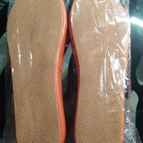Sendo Orange Flat Sandals Size 38 New