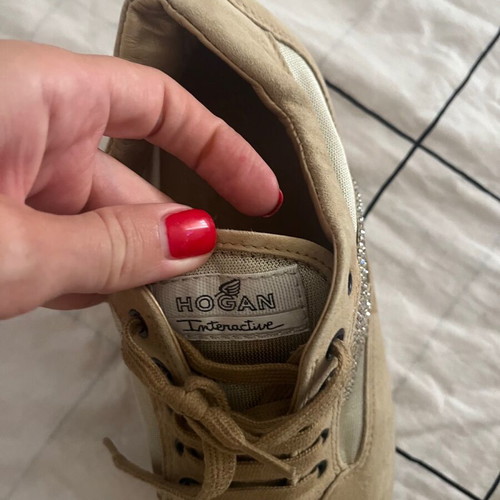 Hogan shoes used, size 39.5, beige