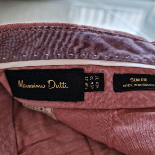 Massimo Dutti men's fabric pants size 42 like new