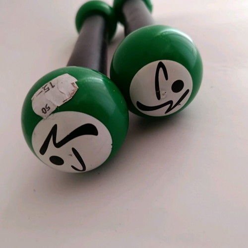 Zumba weights set of 2, 0.5 kg like new