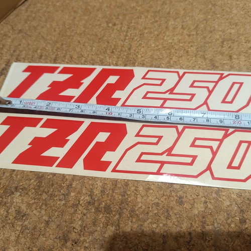 Yamaha TZR 250 stickers like new, set
