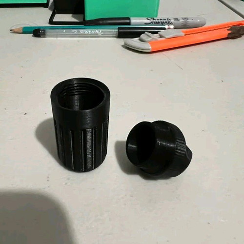Mini keychain hanging storage container