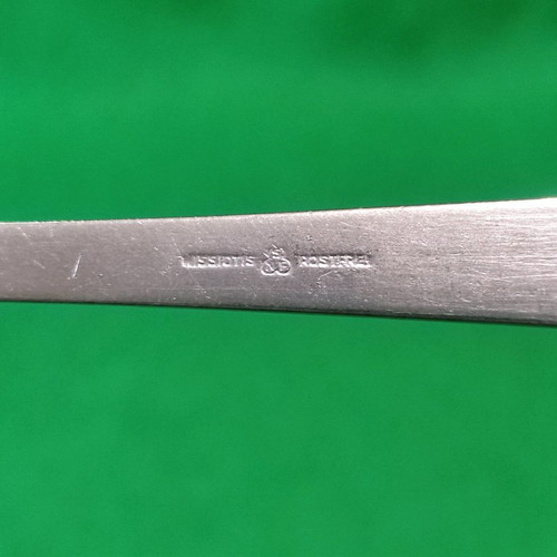 Nissiotis Rostfrei forks used, set of 6, collectible Xenia 1968