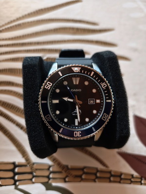 Casio Duro Marlin ανδρικό ρολόι σαν καινούργιο, μαύρο