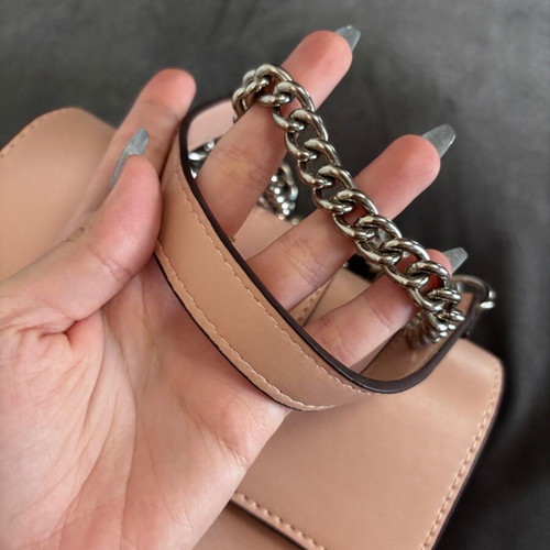 Bershka shoulder bag like new, soft pink