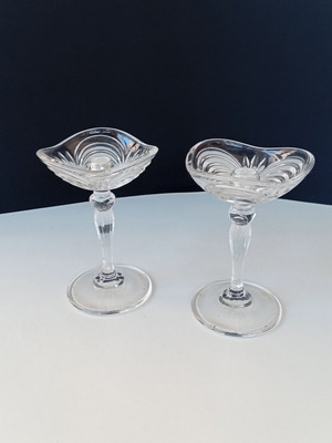 Small candlesticks used, set of 2, vintage style