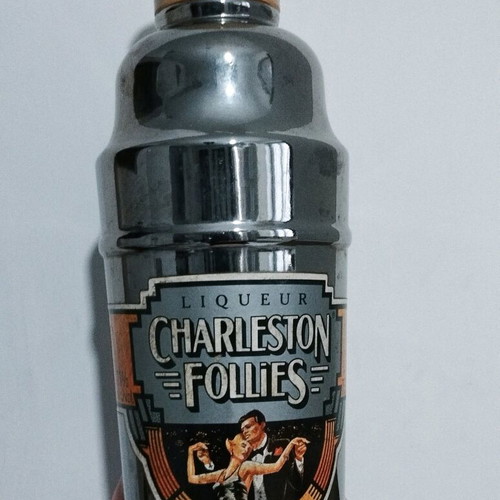 Vintage Shaker Bottle Charleston Follies Marie Brizard used, Art Deco decor