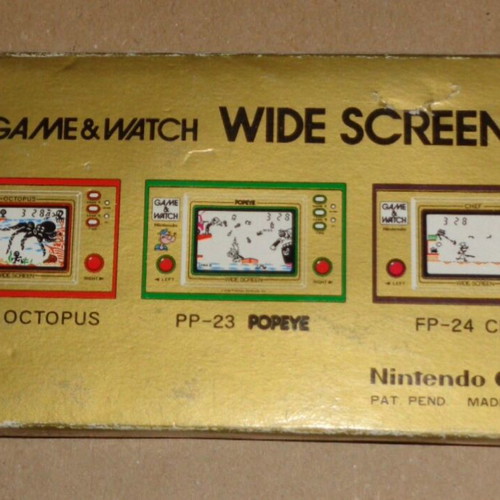 Parachute Nintendo Game and Watch handheld used from 1981