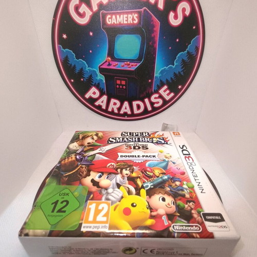 Super SmashBros double pack for Nintendo 3DS used
