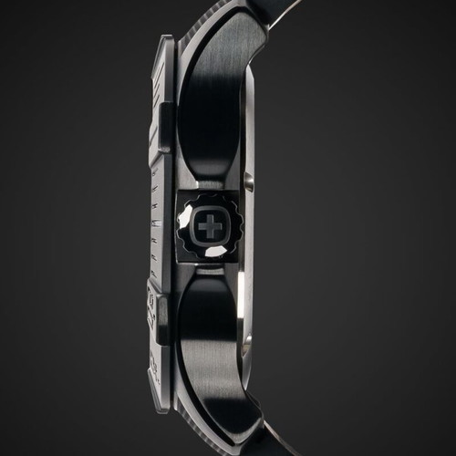 Wenger Seaforce 01.0641.134 43mm Ανδρικό Ρολόι Καινούργιο Μαύρο