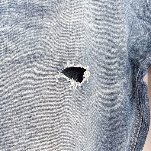 Pull & Bear Jean pant used with rips, blue, EUR 44