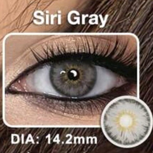 Χρωματιστοί φακοί επαφής FreshLady Siri Gray 14.2mm καινούργιοι σφραγισμένοι