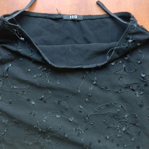 Mini skirt Iso black like new, size S 36 8
