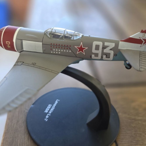 Lavochkin La-7 Die-Cast Model Plane 1:72 Scale Like New