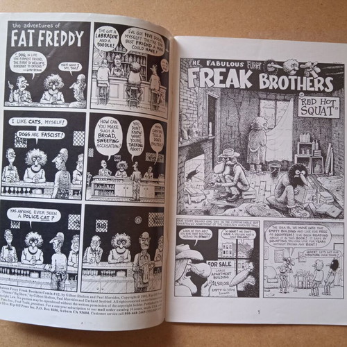 The Fabulous Furry Freak Brothers #12 comic magazine used, English