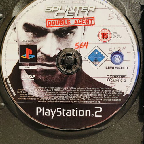 Tom Clancy's Splinter Cell Double Agent PS2 used in very good condition