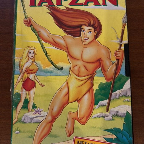 Tarzan VHS tape used, dubbed in Greek