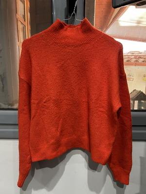 Turtleneck sweater H&M like new, orange, size XS