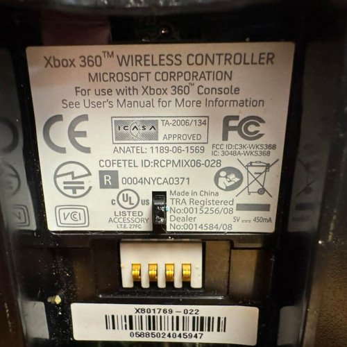 Xbox 360 Genuine Wireless Controller used