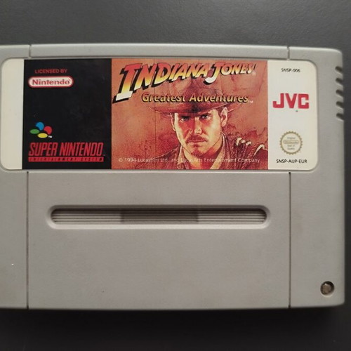 Nintendo SNES Indiana Jones Greatest Adventures used