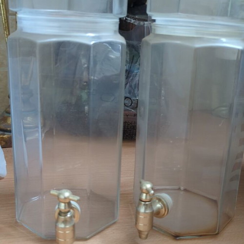 Aromatherapy Vases with Spout used, set of 3, hexagonal