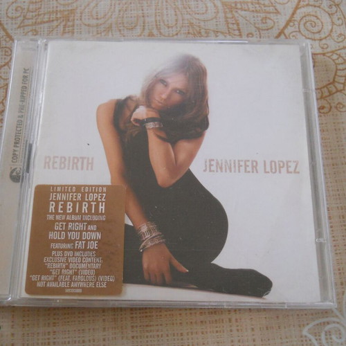 Jennifer Lopez Rebirth CD album used, pop