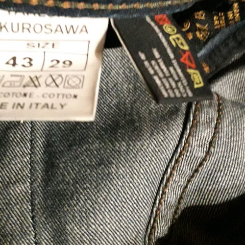 Takeshy Kurosawa jeans used, unisex, size S, blue