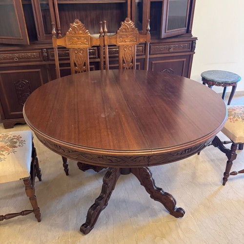 Vintage Handmade Dining Room Set by Εγγλεζάκης used