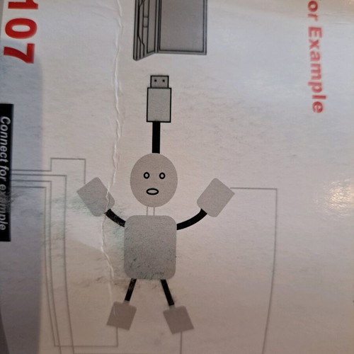 USB 2.0 Hub x4 white new with extension cable