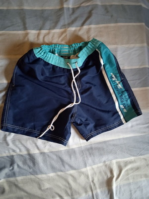 Johnny Brasco boys' swim shorts, medium, blue and turquoise
