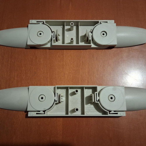 Bases for PC tower case like new, plastic, set of 2 pieces