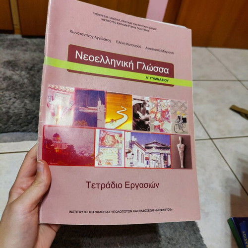 Modern Greek Language A Gymnasio Workbook like new