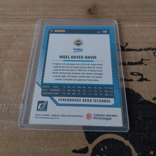 Nigel Hayes-Davis Panini Euroleague card like new