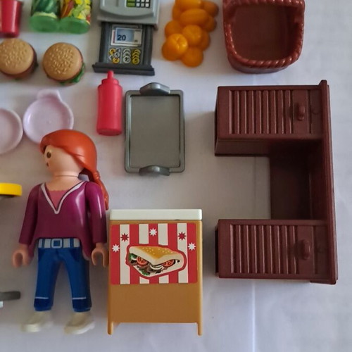 Playmobil Fast Food Set like new