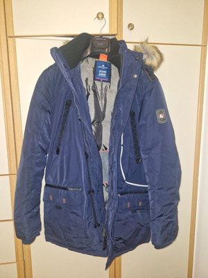 Tom Tailor Men's Jacket XL New Blue with Fleece Lining