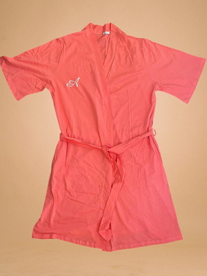 Amelia coral cotton robe XL and XXL new