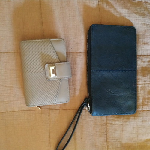 Two wallets new together