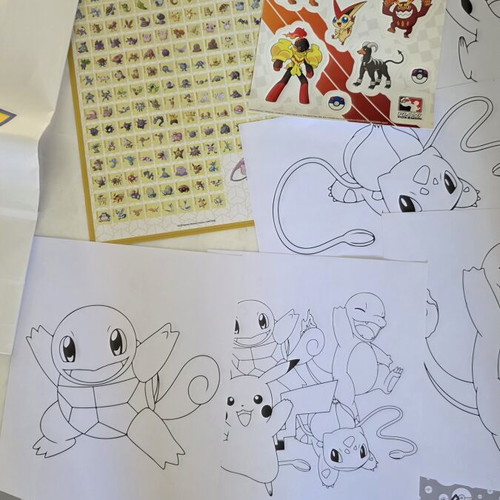 Pokémon Activity Pack with Coloring Pages and Stickers, Official