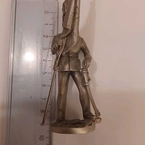 Figure of Greek Infantry Flag Bearer 1909 made of tin new