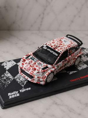 Hyundai i20 R5 Rally Ypres 2018 Special Edition 1:43 scale like new