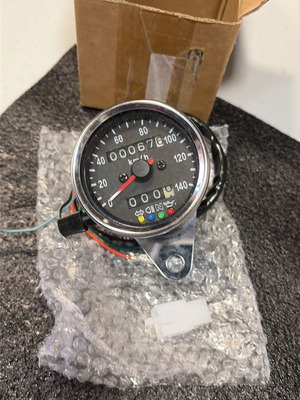 Vintage κοντέρ μοτοσυκλέτας, 12V, 0-160 Km/h