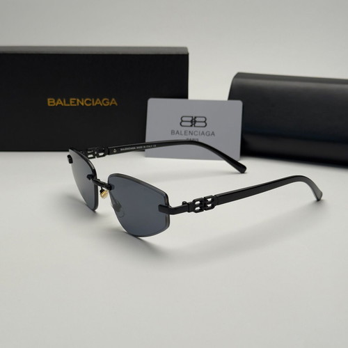 Balenciaga Rimless BB Edition Black Cat Eye Women's Sunglasses new