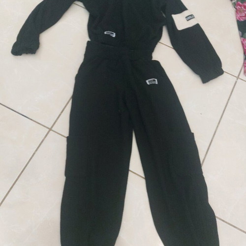 Girls' set used, black