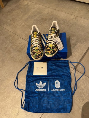 Adidas Stan Smith x A Bathing Ape new, size 42⅔, multicolor