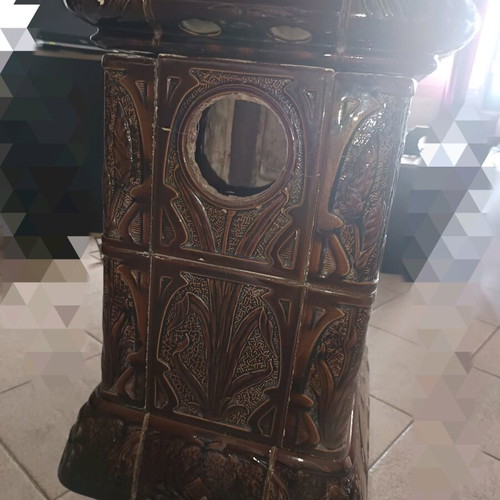 Ceramic wood stove