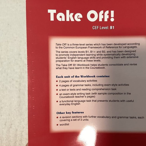 Take Off B1 Workbook Teacher s book new